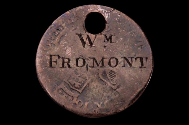 William III silver sixpence token