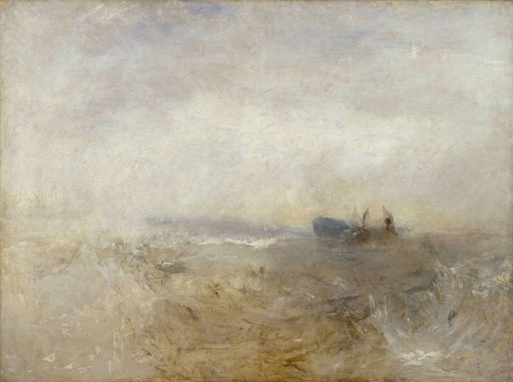 A Wreck, with Fishing Boats c.1840-5 by Joseph Mallord William Turner 1775-1851