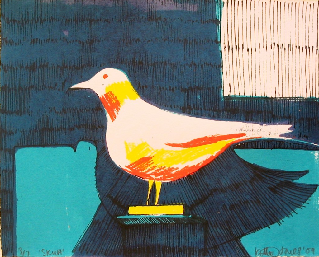 Skua screenprint