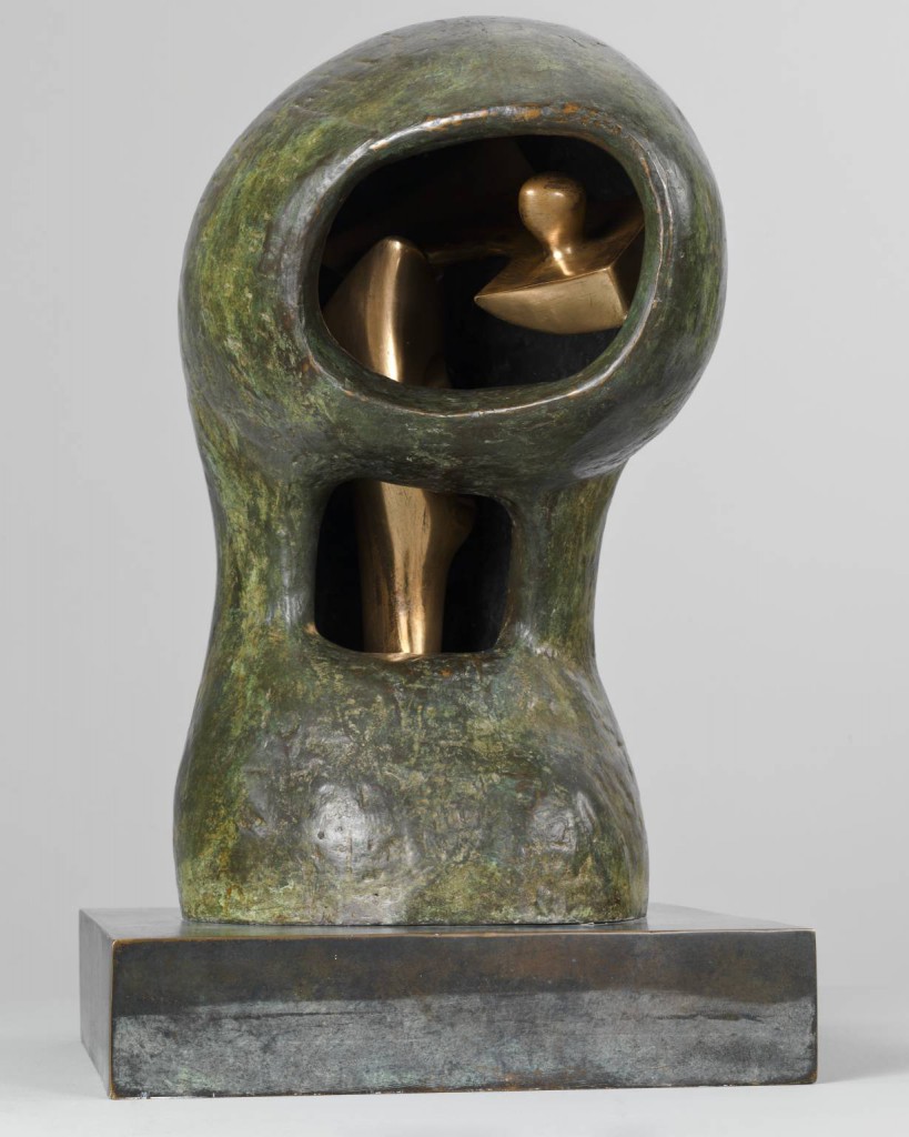 Helmet Head No 4: Interior - Exterior 1963 by Henry Moore OM, CH 1898-1986