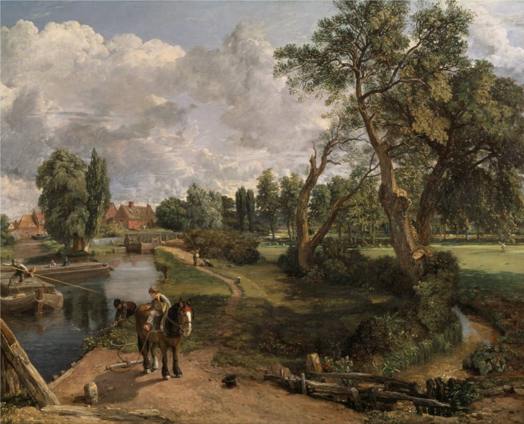 Flatford Mill ('Scene on a Navigable River') 1816-17 by John Constable 1776-1837